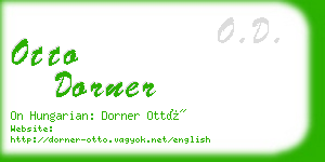 otto dorner business card